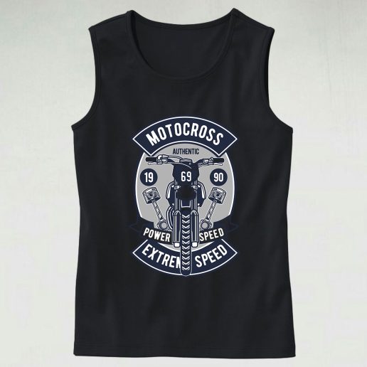 Motocross Extreme Speed Graphic Tank Top