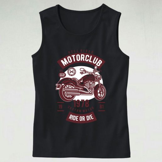 Motorcycle Club Graphic Tank Top