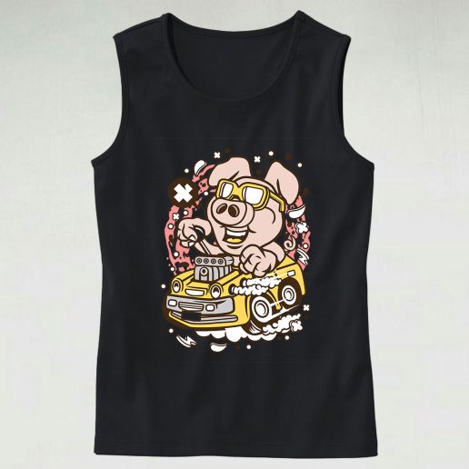 Oink Hotrod Graphic Tank Top