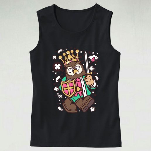 Owl King Graphic Tank Top