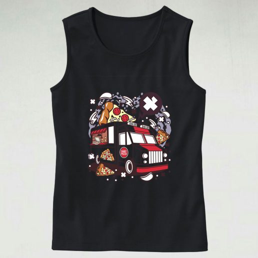 Pizza Van Graphic Tank Top