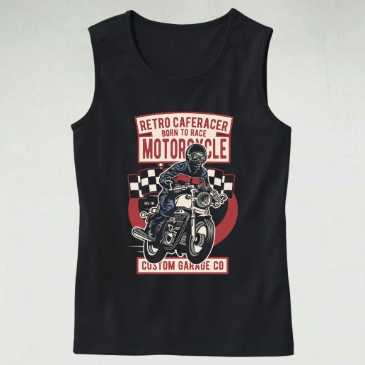 Retro Caferacer Graphic Tank Top