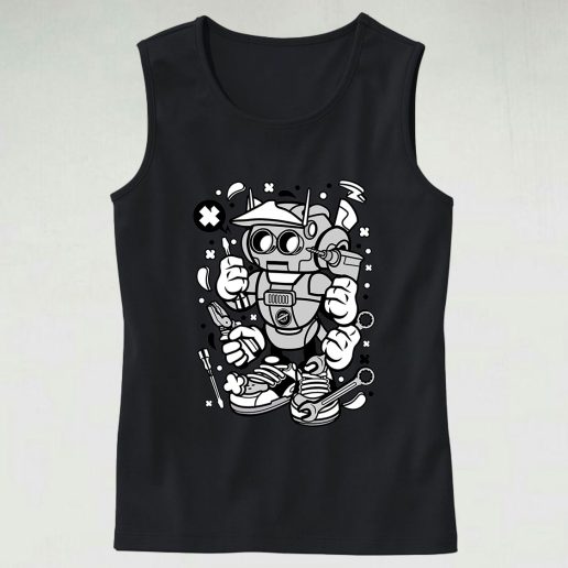 Robot Tools Graphic Tank Top