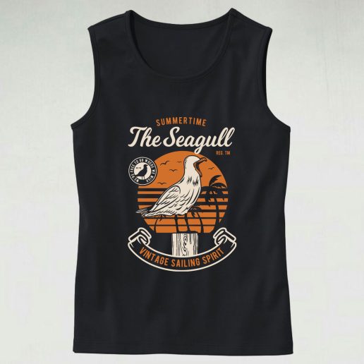 Seagul Bird Graphic Tank Top