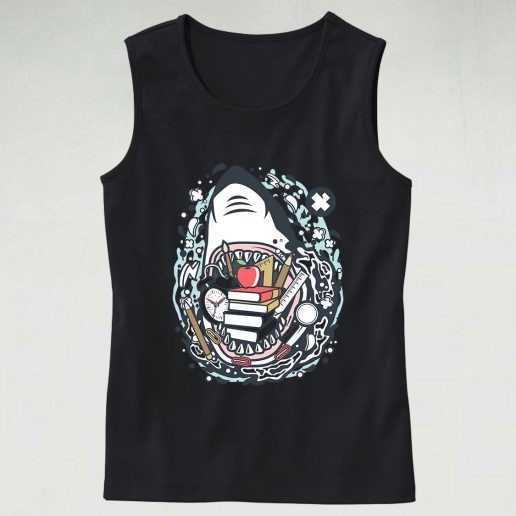 Shark School Graphic Tank Top