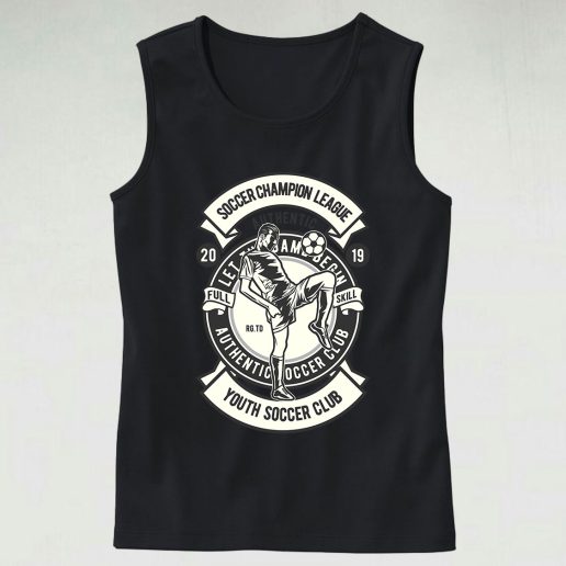 Soccer Champion League Graphic Tank Top