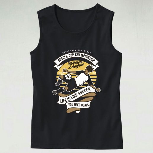 Soccer Cup Championship Graphic Tank Top