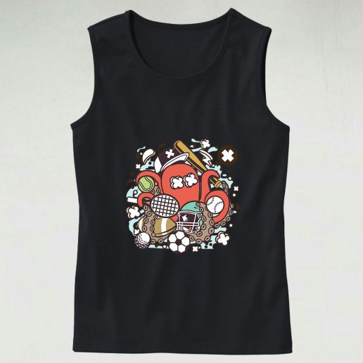 Sports Octopus Graphic Tank Top