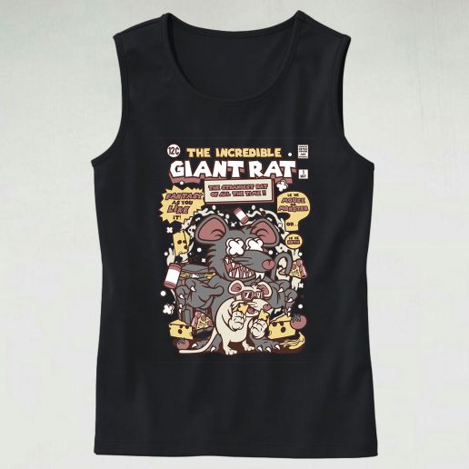 The Incredible Giant Rat Graphic Tank Top