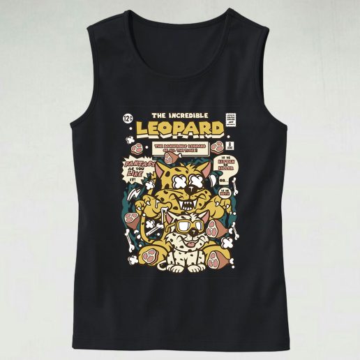 The Incredible Leopard Graphic Tank Top