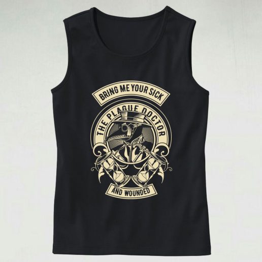 The Plague Doctor Graphic Tank Top