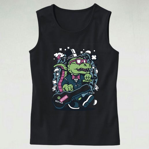 Trex Guitar Graphic Tank Top