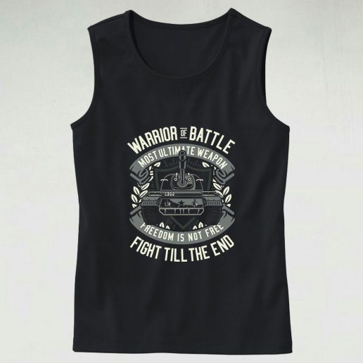 Warrior Of Battle Graphic Tank Top