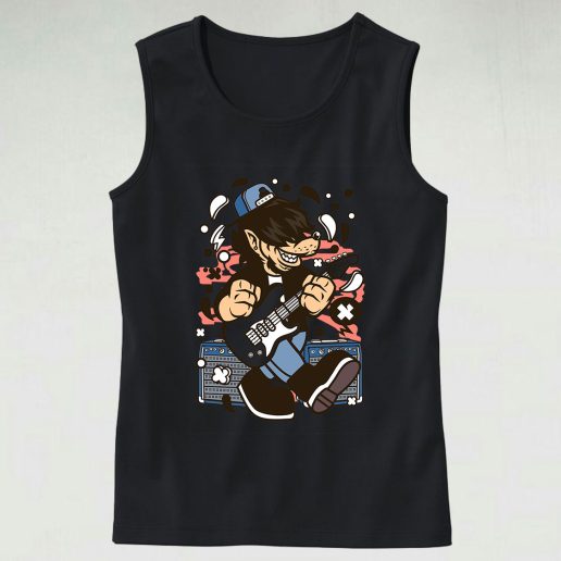 Wolf Rocker Graphic Tank Top