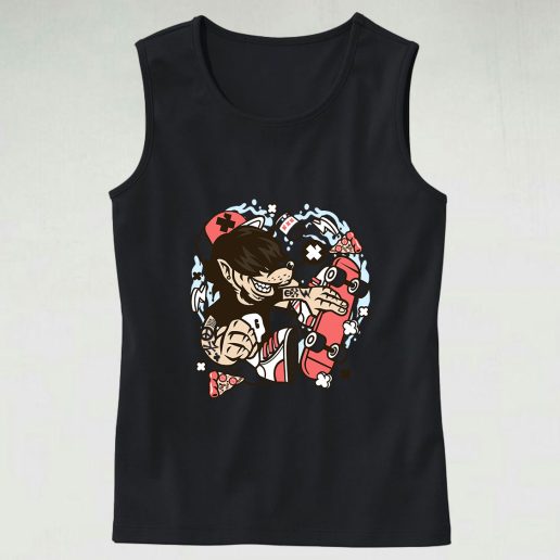 Wolf Skater Graphic Tank Top