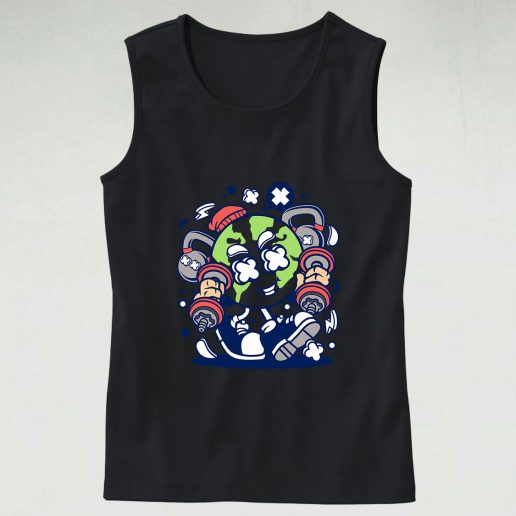 World Fitness Graphic Tank Top