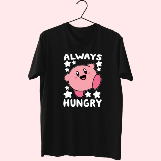 Always Hungry Kirby Funny Trendy 70s T Shirt Outfit