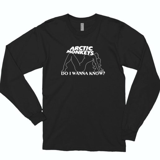 Arctic Monkey Do I Wanna Know 70s Long Sleeve T Shirt