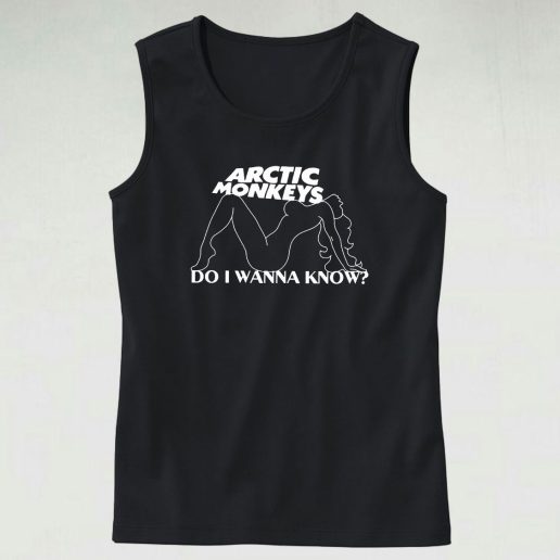 Arctic Monkey Do I Wanna Know Casual Tank Top Outfit