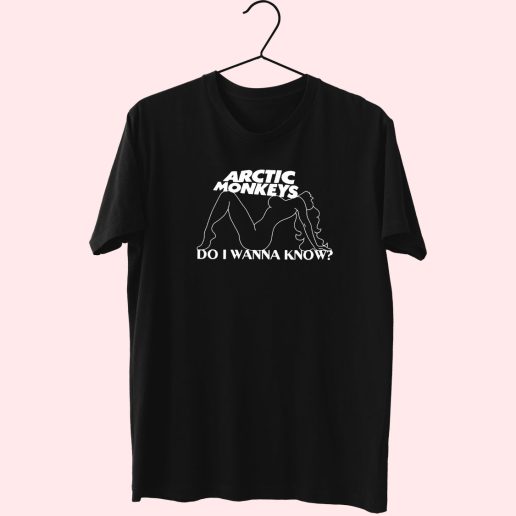 Arctic Monkey Do I Wanna Know Trendy 70s T Shirt Outfit
