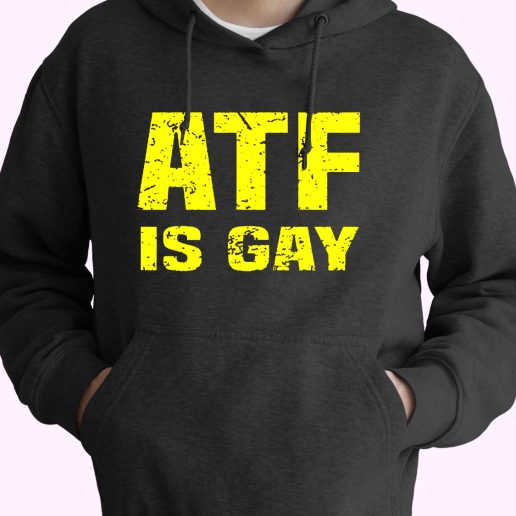 Atf Is Gay 80s Oversized Hoodie