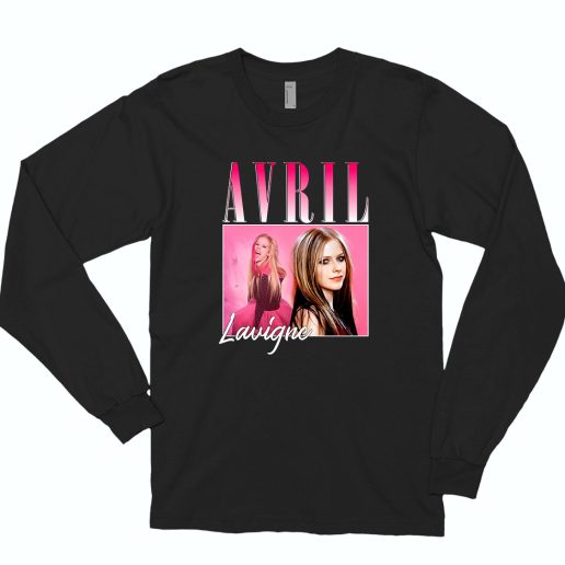 Avril Lavigne 70s Long Sleeve T Shirt