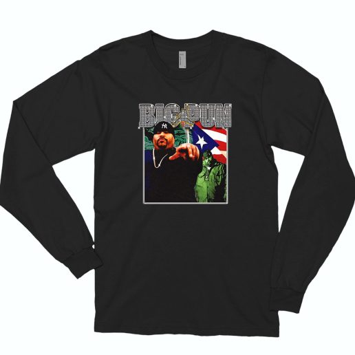 Big Pun 70s Long Sleeve T Shirt