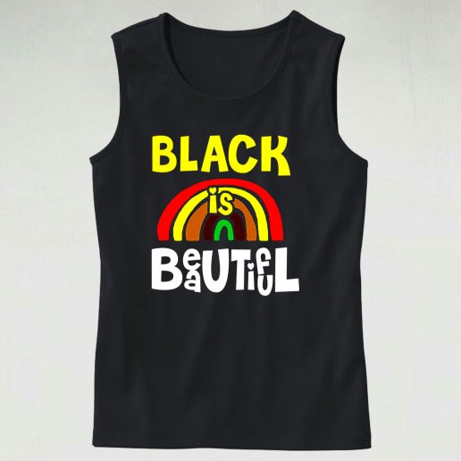 Black Is Beautiful Like Rainbow Tank Top Outfit