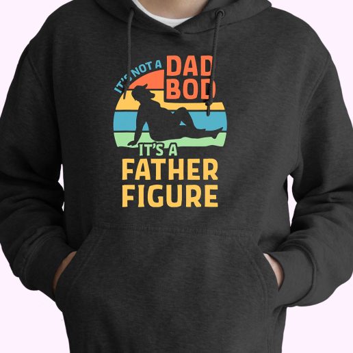 Dad Bod Its A Father Figure 80s Oversized Hoodie