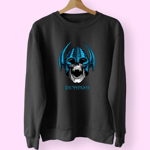 Dead Stock Bones Brigade Per Welinder Nordic Skull 70s Sweatshirt Inspired