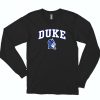 Duke Blue 70s Long Sleeve T Shirt