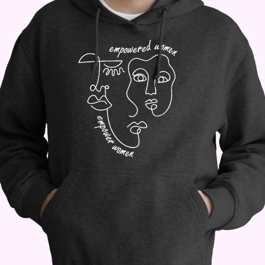 Empowered Women Feminist 80s Oversized Hoodie