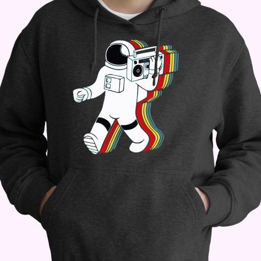 Funky Spaceman 80s Oversized Hoodie