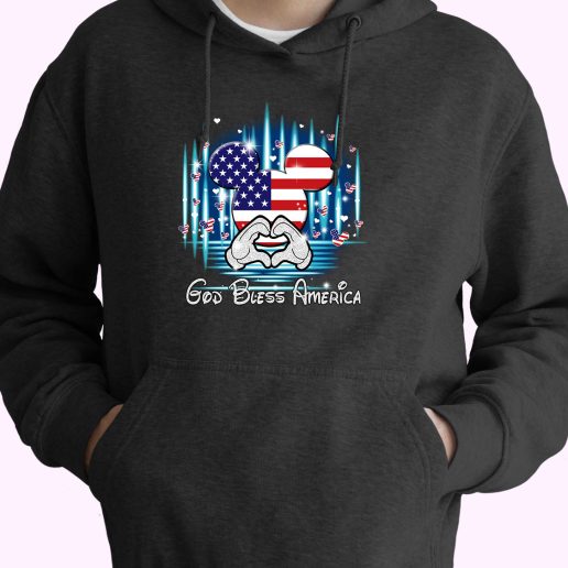 God Bless America Flag 4th of July 70s Basic Hoodie 1.jpeg