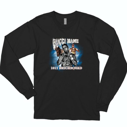 Gucci Mane Bricksquad 70s Long Sleeve T Shirt