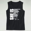 I Am She She Is Meaning Tank Top Outfit