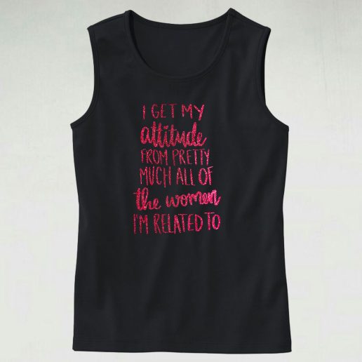 I Get My Attitude Tank Top Outfit