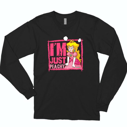 Im Just Peachy 70s Long Sleeve T shirt