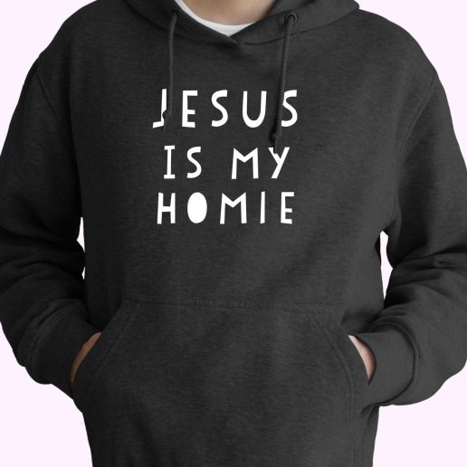 Jesus Is My Homie Quote 70s Basic Hoodie 1.jpeg