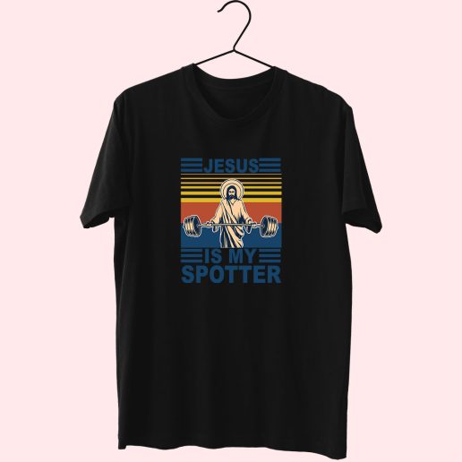 Jesus Is My Spotter Vintage 80s Style 70s T Shirt Outfit
