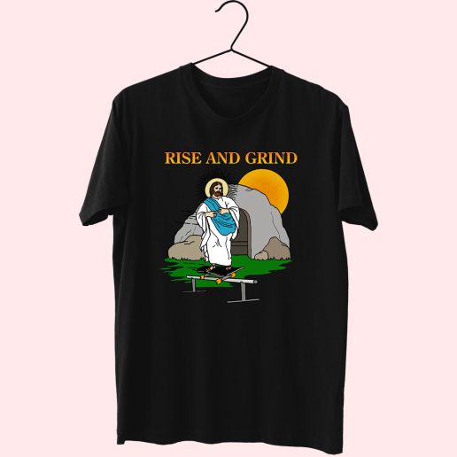 Jesus Rise And Grind 70s T Shirt Outfit