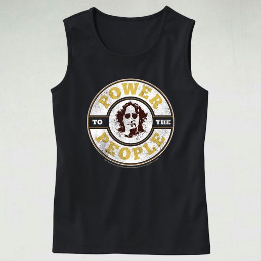 John Lennon Power To The People 70s Tank Top Style