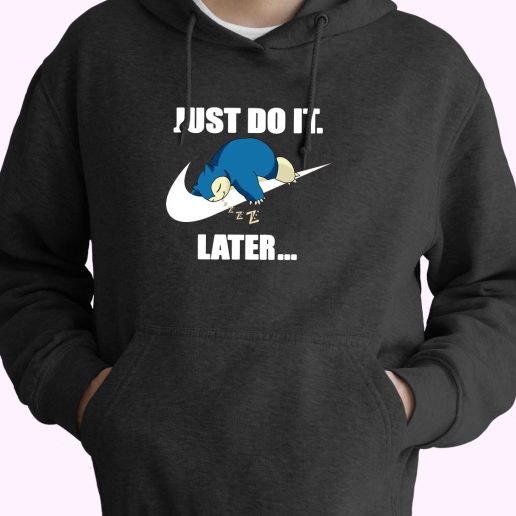 Just Do It Later 70s Basic Hoodie 1.jpeg