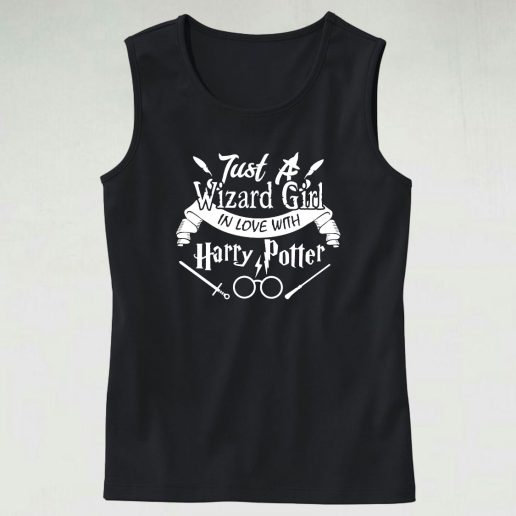 Just Wizard Girl Love Harry Potter Casual Tank Top Outfit