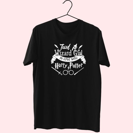 Just Wizard Girl Love Harry Potter Trendy 70s T Shirt Outfit