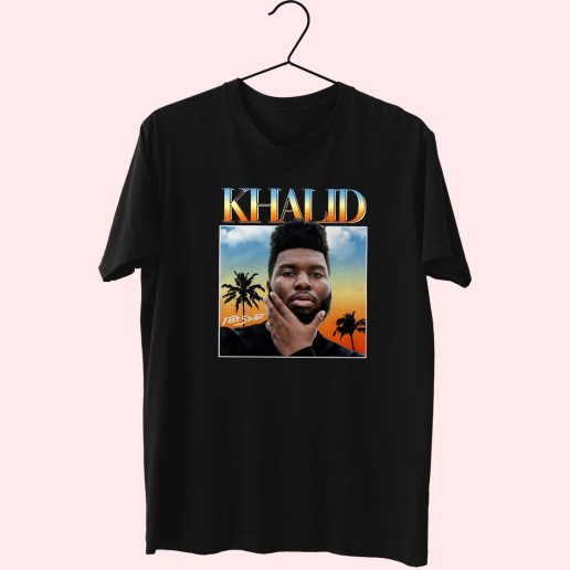 Khalid Dj Homage Trendy 70s T Shirt Outfit