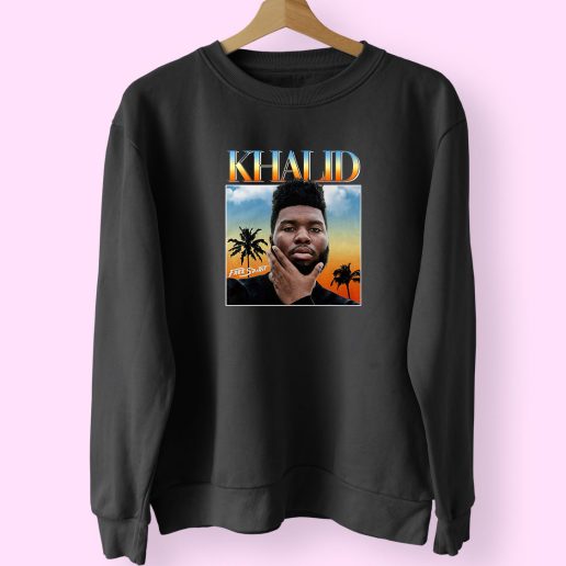 Khalid Dj Homage Vintage 70s Sweatshirt