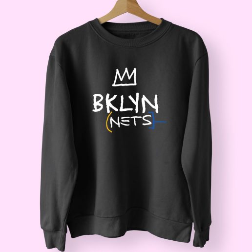 King Brooklyn Nets Crown 70s Sweatshirt Inspired