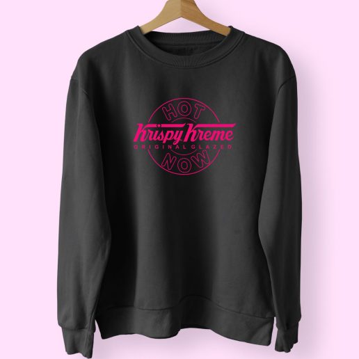 Krispy Kreme Donut Glazed 70s Sweatshirt Inspired