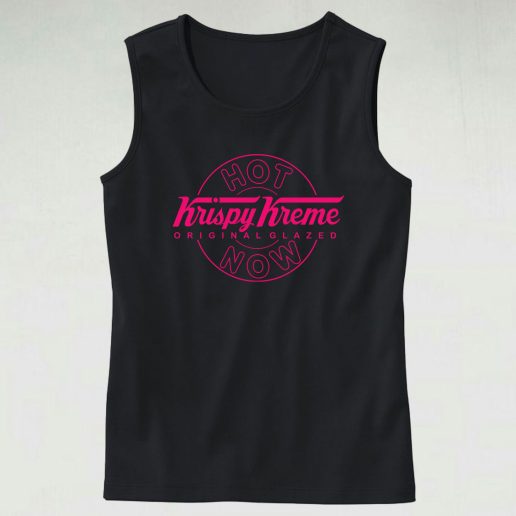 Krispy Kreme Donut Glazed 70s Tank Top Style